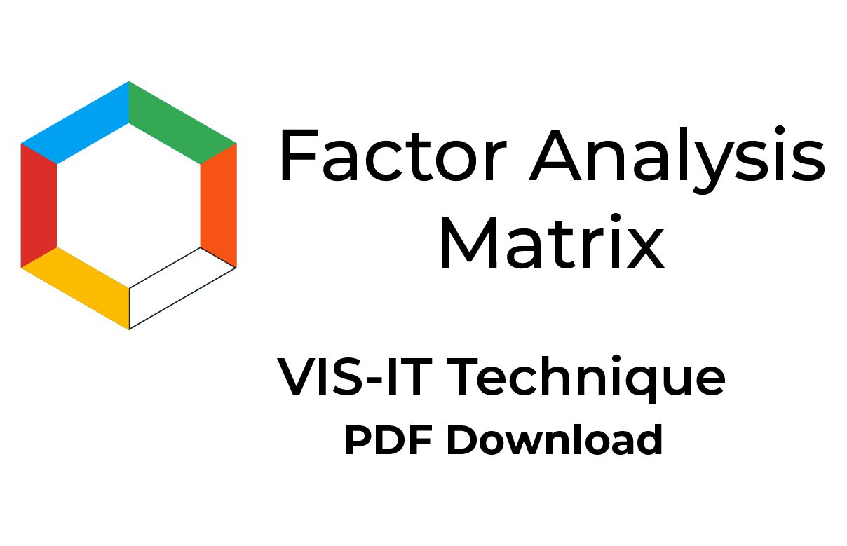 The VIS-IT™ Factor Analysis Matrix Technique pdf download.